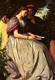 Anselm Feuerbach Paolo e Francesca Norge oil painting art